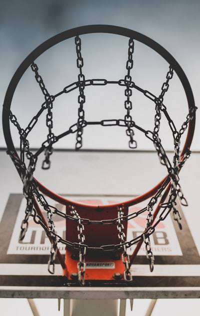 篮球篮圈低角度摄影